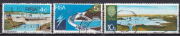 SUD AFRICA 1972 APERTURA DELLA DIGA DI HENDRIK VERWOERD SERIE COMPLETA USATA COME DA FOTO - Used Stamps