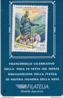 1999 Italia - Repubblica , Tessera Filatelica Ns Signora Della Neve 0,41€ - Tarjetas Filatélicas