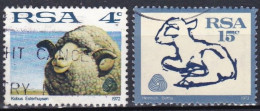 SUD AFRICA 1972 INDUSTRIA DELLE PECORE E DELLA LANA SERIE COMPLETA USATA COME DA FOTO - Used Stamps