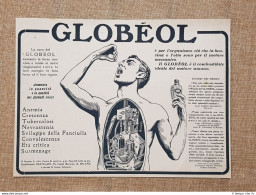 Il Tonico Vivificante Globeol Chatelain Milano Pubblicità Del 1918 - Autres & Non Classés