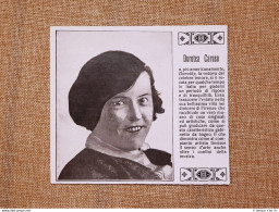 Dorotea Caruso Ed Il Suo Viaggio In Italia Nel 1928 Moglie Del Tenore Enrico - Autres & Non Classés