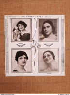 Marga Cella, Giulietta De Riso, Bianca D'Origlia E Lola Braccini Nel 1928 - Autres & Non Classés