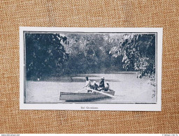 Persone In Barca Sul Fiume Giordano Nel 1928 Isdraele - Autres & Non Classés