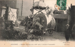 FRANCE - Auxerre - Retraite Illuminée Du 2 Août 1908 - L'Accident D'Automobile - Carte Postale Ancienne - Auxerre