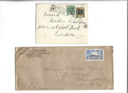 GREAT BRITAIN UNITED KINGDOM ENGLAND COLONIES - SIERRA LEONE -  POSTAL HISTORY LOT - Sierra Leone (...-1960)