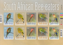 2017 South Africa Bee-eaters Birds Miniature Sheet Of 10 MNH  ** I Love These!! ** - Ungebraucht