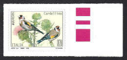 Italia, Italy, Italie, Italien 2019; Cardellino Sul Ramo, Two Goldfinches On The Branch; B-50g ,bordo. - Sparrows