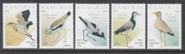 2022 Namibia Lapwings Birds Oiseaux Complete Set Of 5 MNH - Namibië (1990- ...)