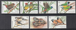 2018 Australia Finches Birds Complete Set Of 7 MNH - Mint Stamps