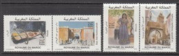 2018 Morocco Maroc Arab Culture Capital Musical Instruments  Complete Set Of 4 MNH - Morocco (1956-...)
