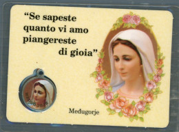 °°° Santino N. 8616 - Medugorje Con Medaglia - Siggillato °°° - Religion &  Esoterik