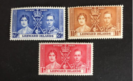 1937 - Leeward Islands - Coronation Of King George VII And Queen Elizabeth -  Unused - Leeward  Islands