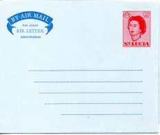 St Lucia, Aerogramme, Mint - St.Lucia (1979-...)