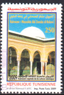 2009-Tunisie-Y&T1630 - Kairouan Capitale Culture Islamique - Mausolée Abou Zamaa Balaoui - Obli - Mosques & Synagogues