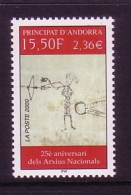 ANDORRA FRANZÖSISCH MI-NR. 560 POSTFRISCH(MINT) 25 JAHRE NATIONALARCHIV 2000 - Nuevos