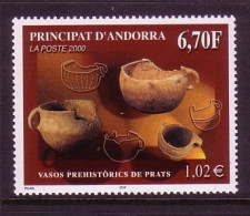 ANDORRA FRANZÖSISCH MI-NR. 559 POSTFRISCH(MINT) PRÄHISTORISCHE TÖPFEREIEN 2000 - Nuevos