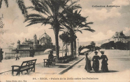 FRANCE - Nice - Palais De La Jetée Entre Les Palmiers - Carte Postale Ancienne - Sonstige & Ohne Zuordnung