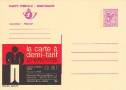 22655 - Entier Postal - Carte Publibel N° 2655 FN - Sncb Nmbs Carte à Demi Prix - Voir Photo Pour Détails - Publibels