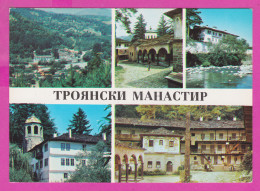 310071 / Bulgaria - Troyan Monastery - 5 View Aerial View Panorama River Church Bell Tower 1983 PC Bulgarie Bulgarien - Bulgaria