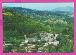 310077 / Bulgaria - Troyan Monastery - Aerial View Vue Aerienne Panorama Monastery River House 1980 PC Bulgarie - Bulgaria