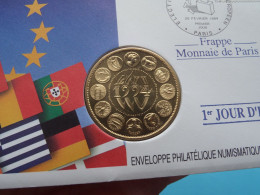 EUROPA ( Voir Scans ) Enveloppe Numismatique Monnaie De Paris N° 01313 > 1994 > Numislettre ! - Monete Allungate (penny Souvenirs)