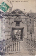 Stains  Porte De L'ancien Chateau Carte Postale Animee   1912 - Stains