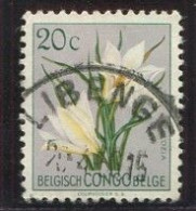Congo Libenge Oblit. Keach 8A3 Sur C.O.B. 304 Le 25/02/1956 - Usados