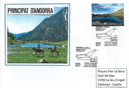 Unesco Wold Heritage Principality Of Andorra. Vall Del Madriu-Perafita-Claror. FDC 2017 - Lettres & Documents