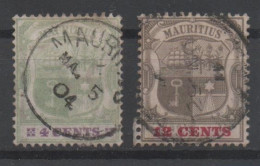 Mauritius, Used, VFU, 1902, Michel 99, 104 - Mauricio (...-1967)