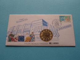 EUROPA IXe Conférence ( Voir Scans ) Enveloppe Numismatique Monnaie De Paris N° 00963 > 1993 > Numislettre ! - Souvenir-Medaille (elongated Coins)