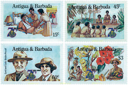 727666 HINGED ANTIGUA Y BARBUDA 1985 75 ANIVERSARIO DEL ESCULTISMO FEMENINO - Antigua Et Barbuda (1981-...)