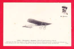 Aviation-466A79  Monoplan BUSSON, En Médaillon Petite Image De L'aviateur Busson, Cpa BE - ....-1914: Precursori