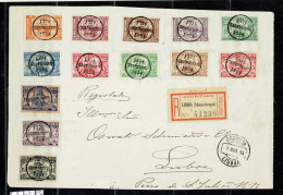 Portugal, 1894, # 99/110, Frente De Carta - Briefe U. Dokumente