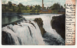 CJ07.  Vintage US Undivided Postcard. Passaic Falls. Paterson. New Jersey - Paterson