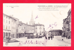 F-43-Craponne Sur Arzon-02Ph113  Le Faubourg Constant, Café, épicerie, Commerces, Cpa BE - Craponne Sur Arzon