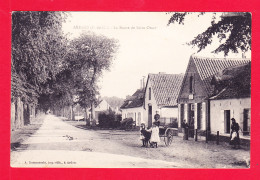 F-62-Ardres-03Ph113  La Route De Saint Omer, Attelage Avec Un âne, Cpa BE - Ardres