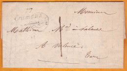 1840 - Cursive 77 CRAMAUX Carmaux, Tarn Sur Lettre De 2 Pages De Valence, Tarn - Via Albi - Contentieux - 1801-1848: Précurseurs XIX