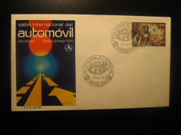 BARCELONA 1976 Expomovil Salon Automovil Cancel Cover SPAIN Auto Car - Cars