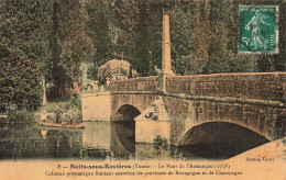 FRANCE - Nuis Sous Ravières (Yonne) - Le Pont De L'Armançon (1738) - Vue Panoramique - Carte Postale Ancienne - Avallon