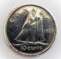 Canada - 10 Cents Argent 1959 - Canada