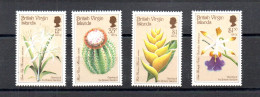 Virgin Islands 1987 Set Flowers/Botanics/Blumen Stamp (Michel 598/601) MNH - Iles Vièrges Britanniques