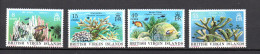 Virgin Islands 1978 Set Coral/Sealife/Marine Stamp (Michel 333/36) MNH - Iles Vièrges Britanniques