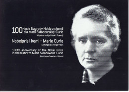 POLAND 2011 LIMITED EDITION: RARE 100TH ANNIVERSARY MARIE CURIE NOBEL PRIZE CHEMISTRY FOLDER FDC MS PL SWEDEN - Blocs & Hojas