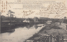 GUINES (Pas-de-Calais): Le Canal à L'entrée Du Batelage, Chantier De Construction De Bateaux - Guines