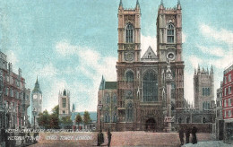 ROYAUME UNI - ANGLETERRE - London - Westminster Abbey, St Margaret's Church - Victoria Tower - Carte Postale Ancienne - Westminster Abbey