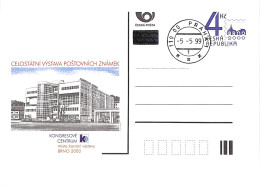 [500413]TB//O/Used-Tchécoslovaquie 1999 - PRAHA, BRNO 2000 - Cartoline Postali