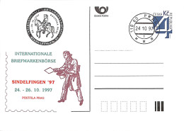 [500389]TB//O/Used-Tchécoslovaquie 1997 - SINDELFINGEN'97 - Cartoline Postali