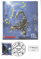 [500231]B/TB//-Autriche 2005 - 1150 WIEN, Astrologie, Scorpion, Animaux - Astrología