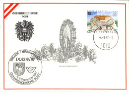 [500061]B/TB//-Autriche 1987 - 1010 WIEN, PRIXNA '87, BRIXEN/BRESSANONE - Maximum Cards