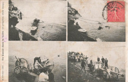 FRANCE - Un Canon Dans La Loire (Les Péripéties) - Cliche Josepa - Les Canons - Un Bateau - Carte Postale Ancienne - Autres & Non Classés